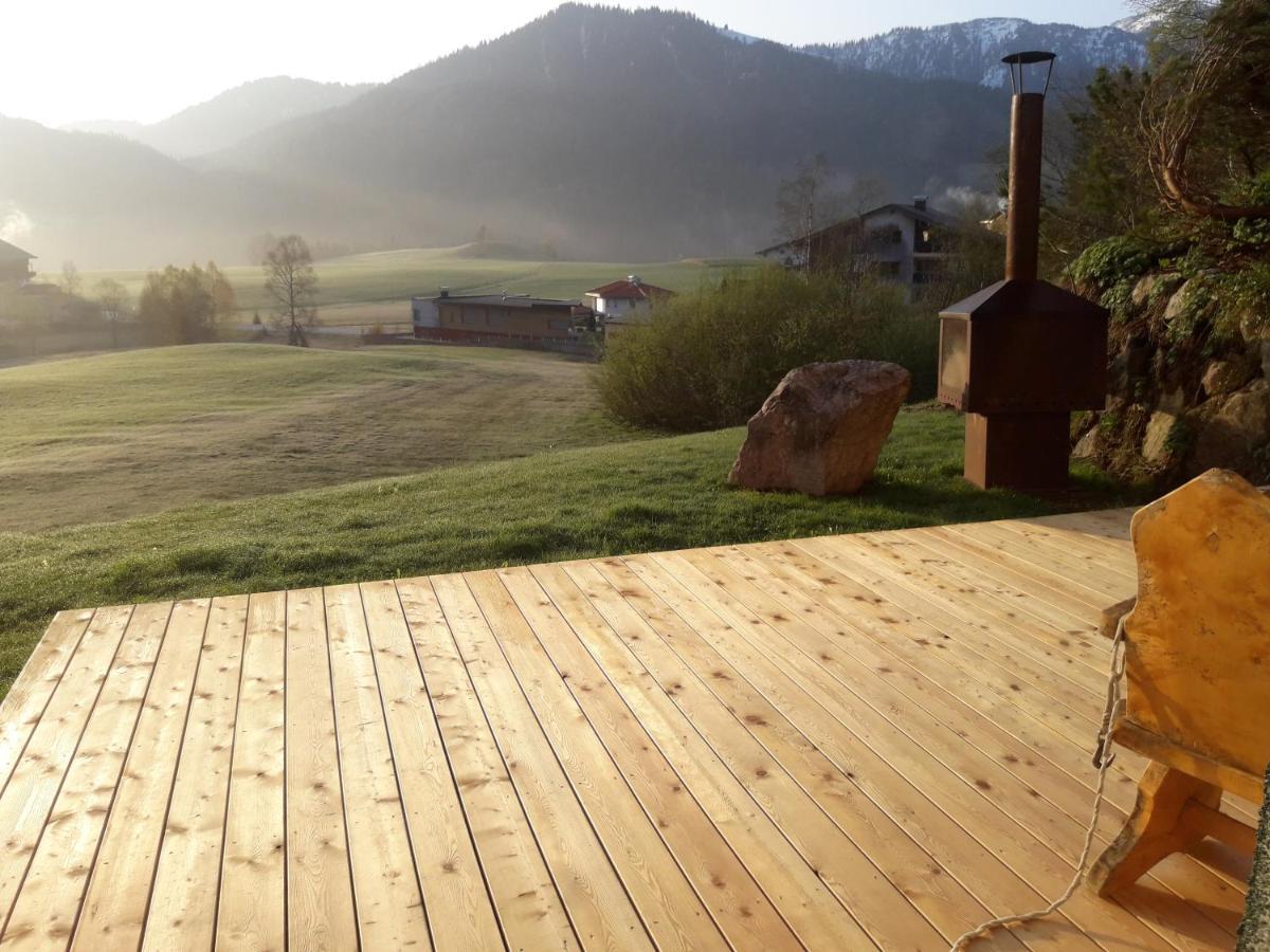 Alpenchalet Steinberg am Rofan Bagian luar foto